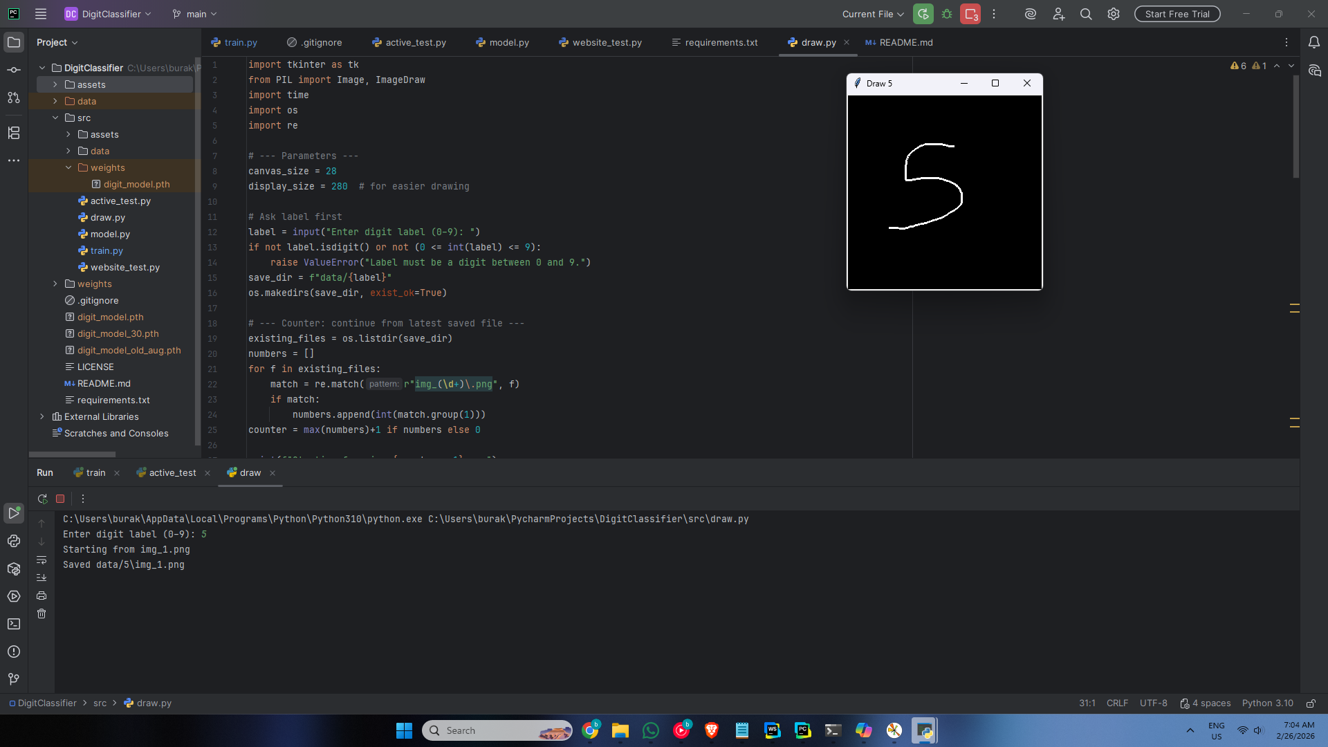 Handwritten Digit Classifier screenshot 2