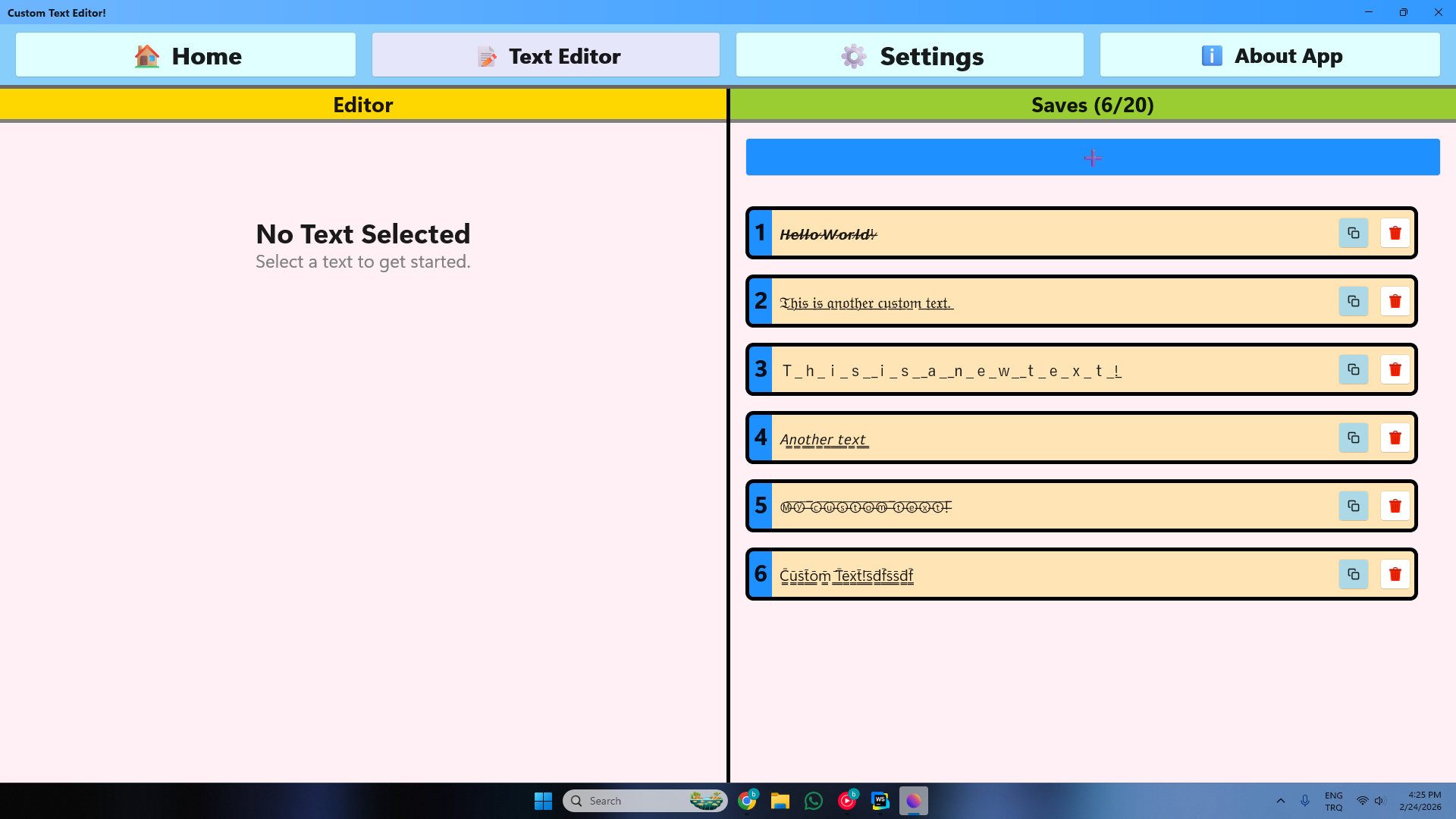 Fontix screenshot 1