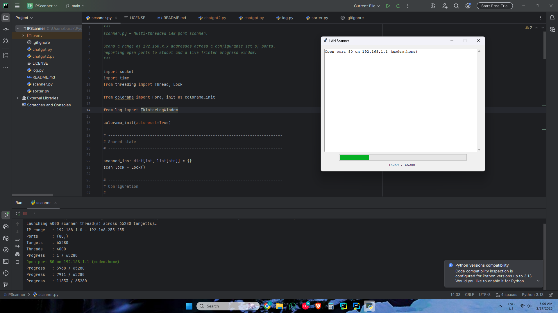 Port Scanner screenshot 1