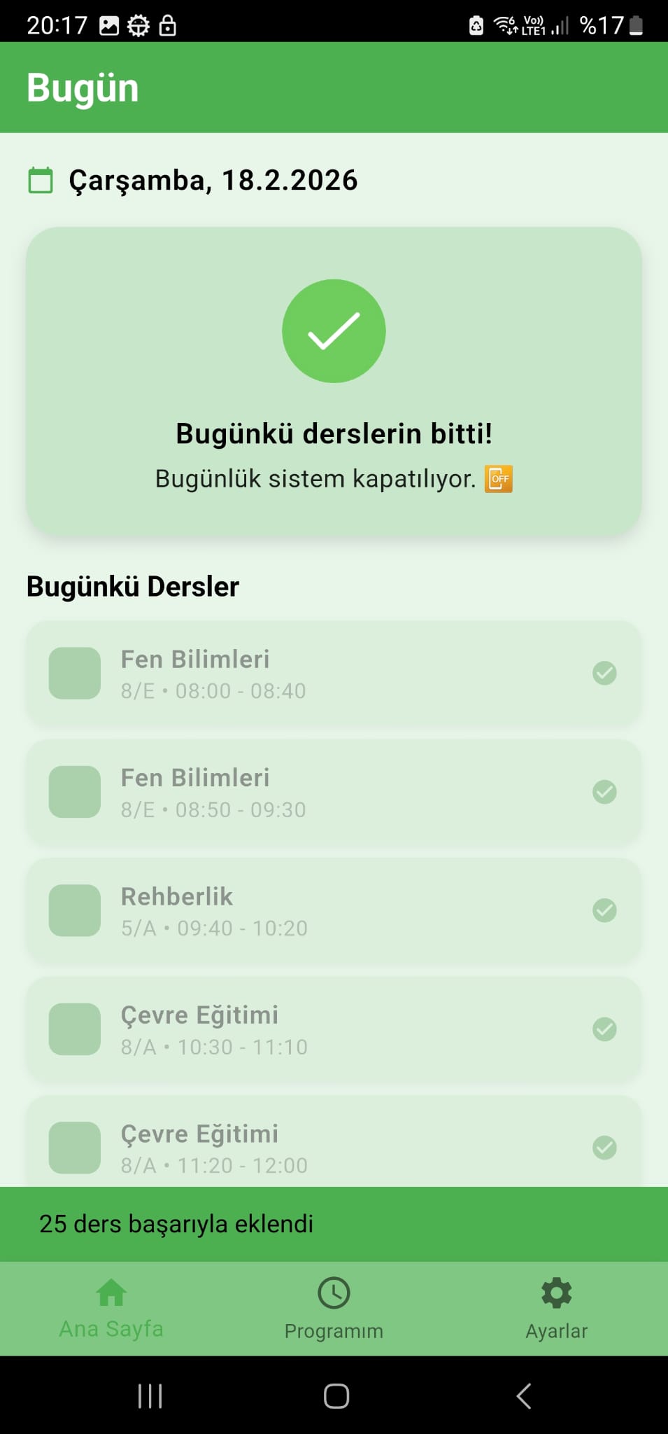 Ders Zamanı screenshot 2